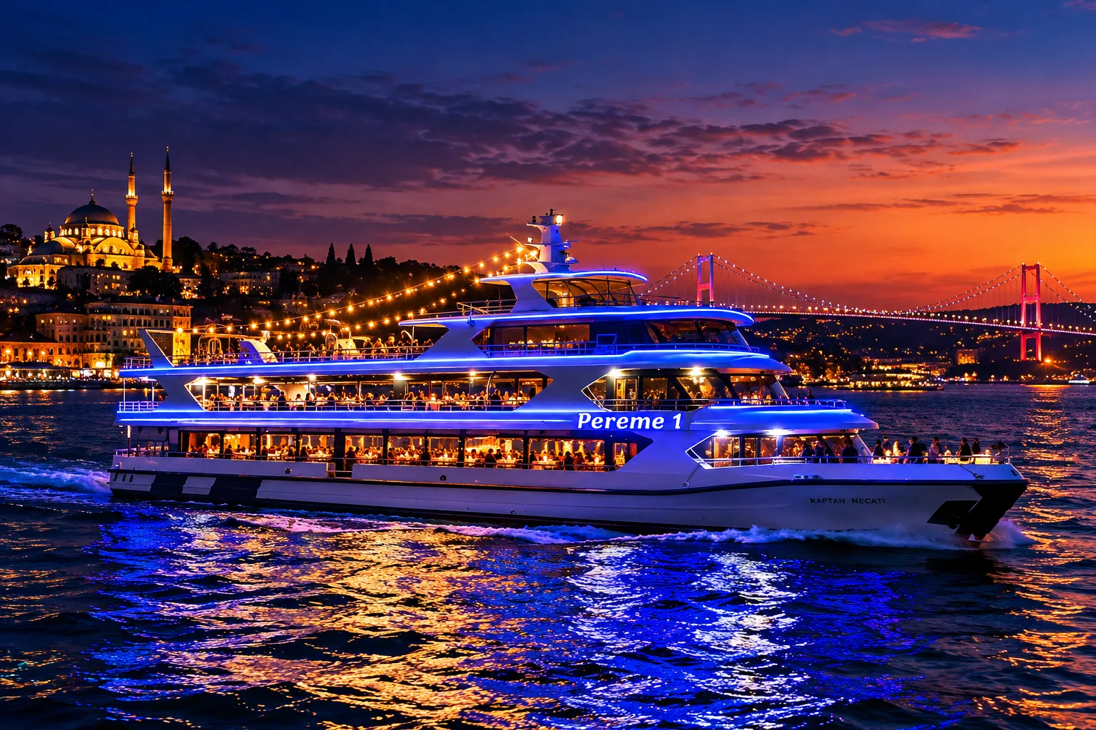 Turkish Dinner Cruise on the Bosphorus